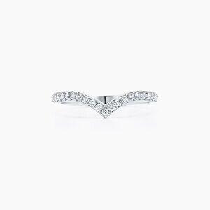 Tiffany & Co. Soleste Platinum V Diamond Ring